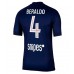 Paris Saint-Germain Lucas Beraldo #4 Hjemmedrakt 2025-26 Kortermet